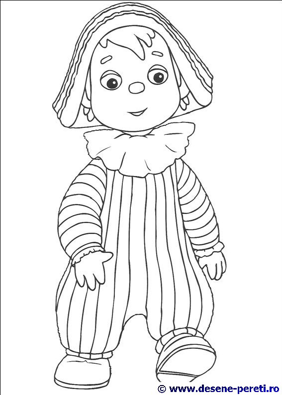 andy pandy desene colorat